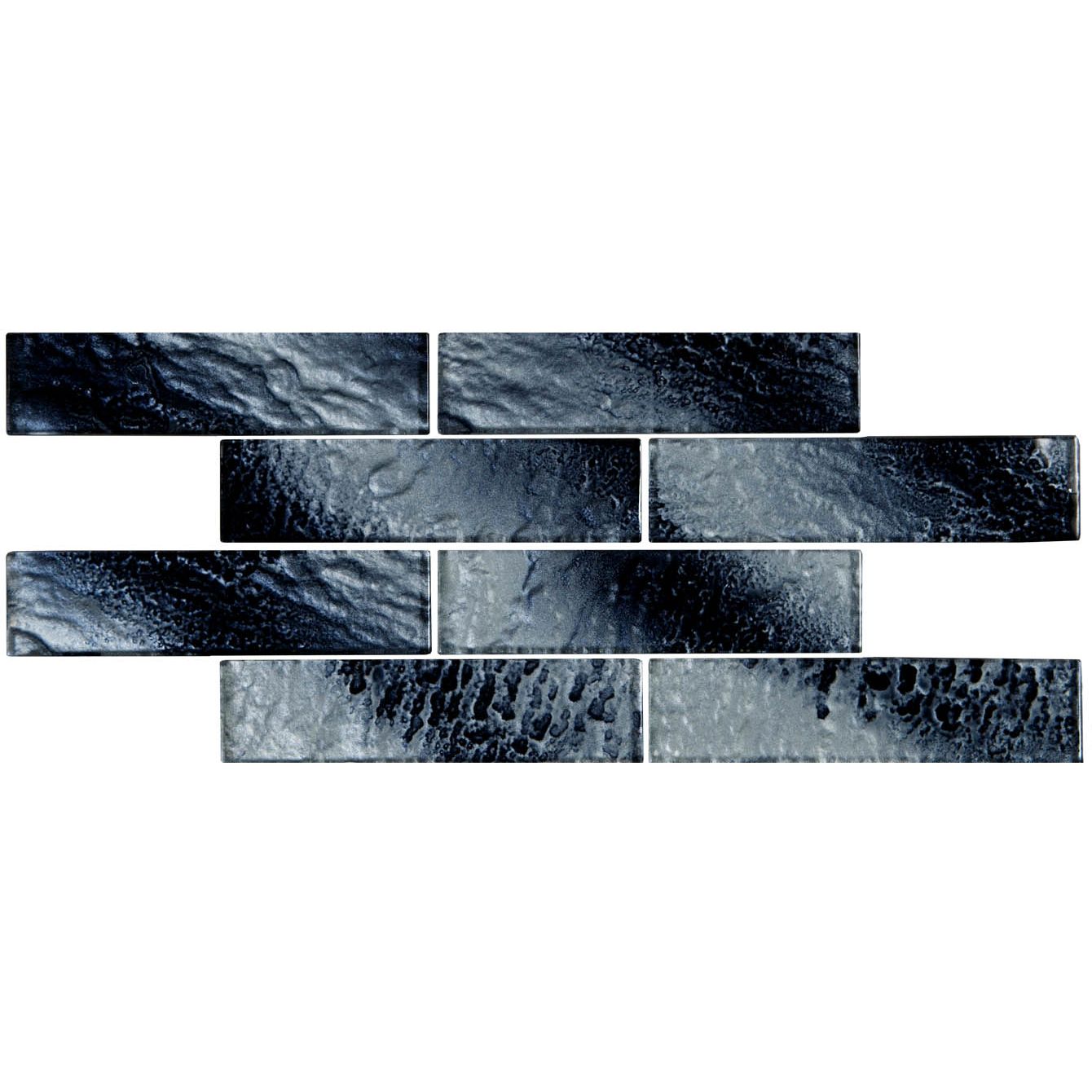 Siva Brickbond Glass Mosaic Wall Tile