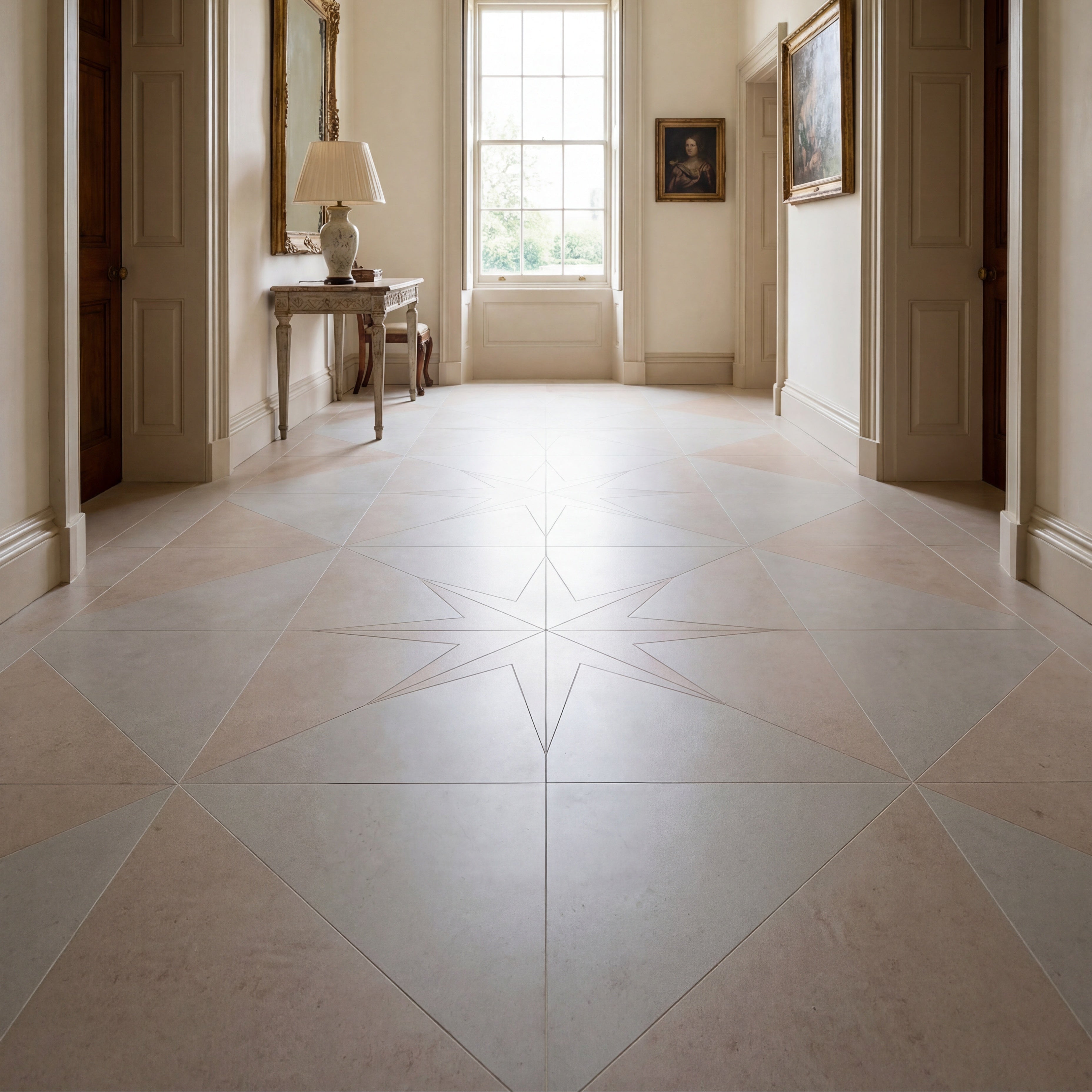 Sloane Porcelain Honed Cream & White Wall & Floor Tile