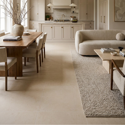 Sloane Porcelain Honed Cream Wall & Floor Tile