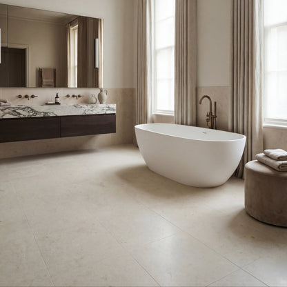 Sloane Porcelain Honed White Wall & Floor Tile