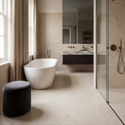 Sloane Porcelain Honed White Wall & Floor Tile