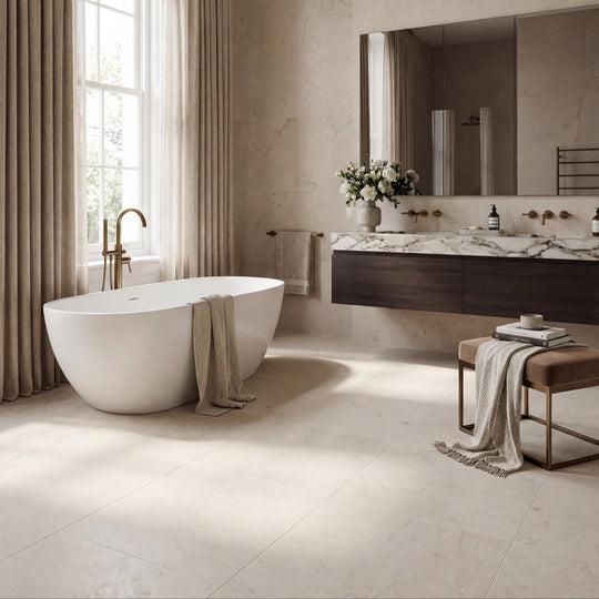 Sloane Porcelain Honed White Wall & Floor Tile
