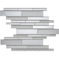 Solinda Mixed Format Glass Mosaic Wall Tile