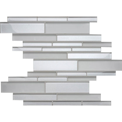 Solinda Mixed Format Glass Mosaic Wall Tile