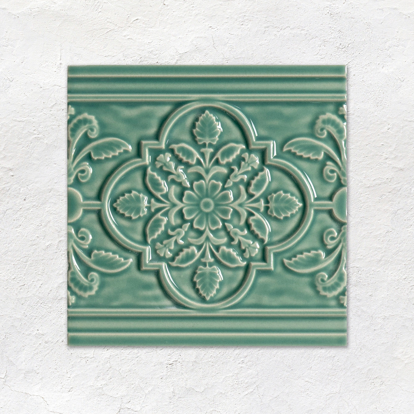 St. James on Jade Breeze Ceramic Wall Tile