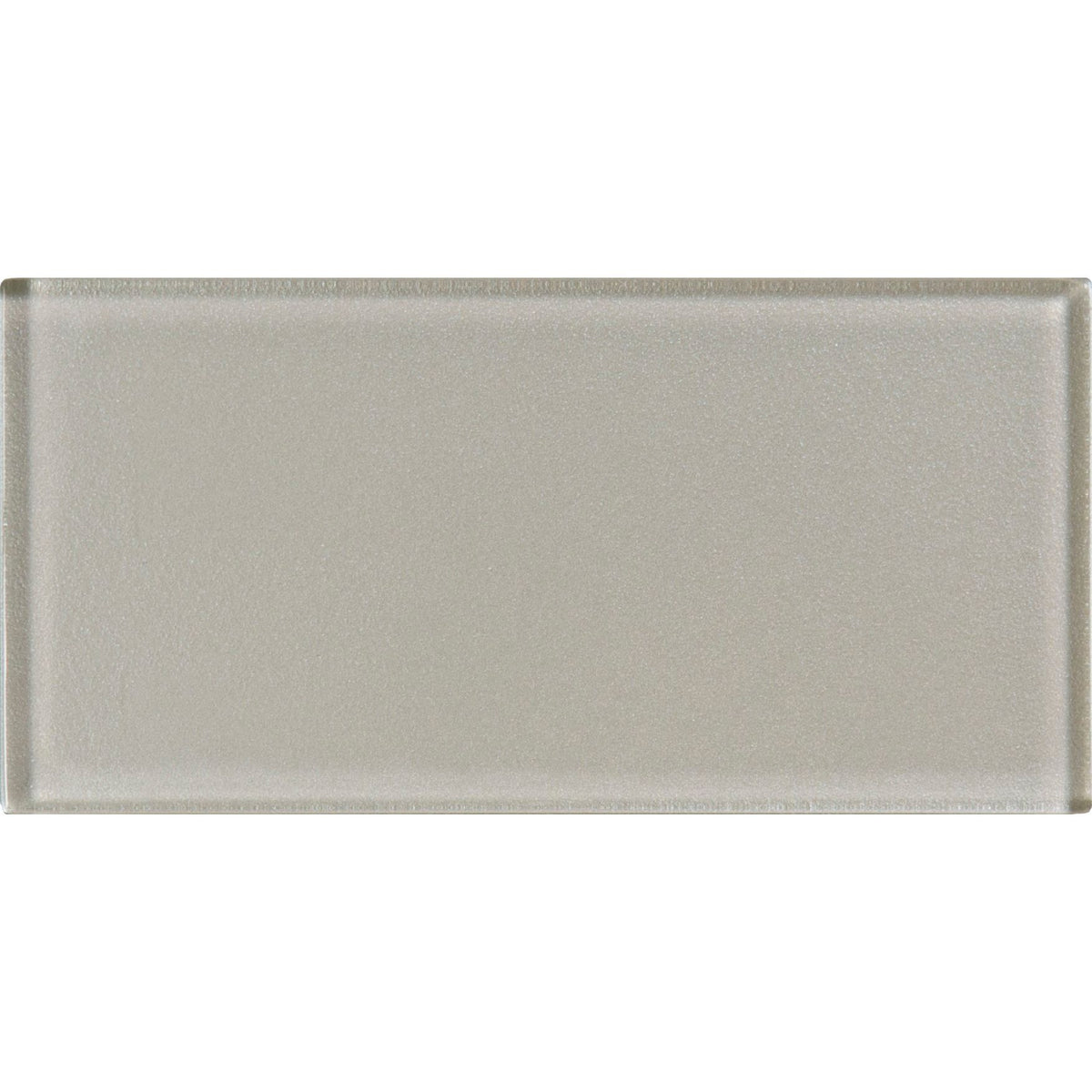 Starcia Metallic Brick 15.2 x 7.5cm Wall Tile - Glass - Grey