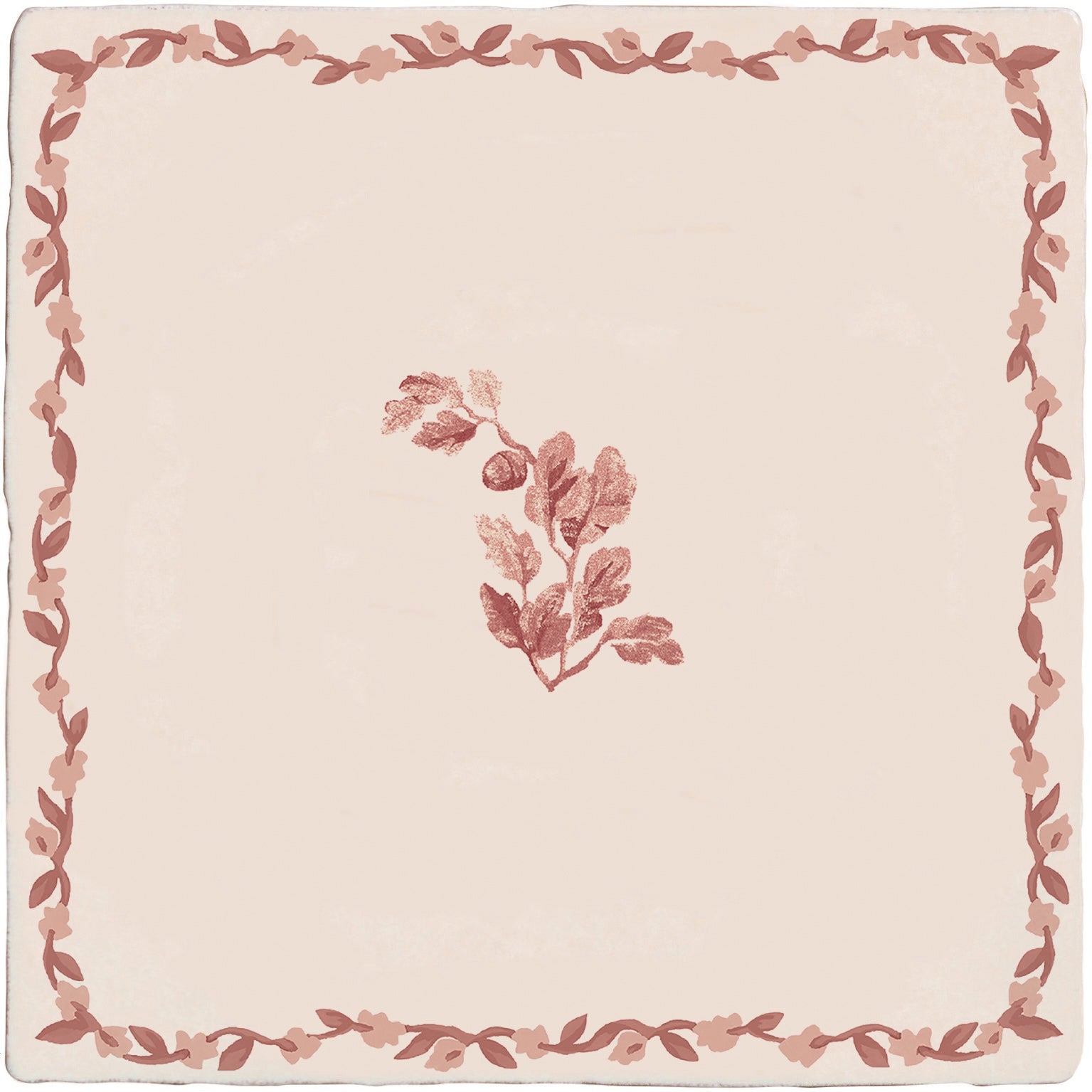 STUDIO Sanderson Aesop's Fables Madder Ceramic Wall Tile 13x13cm – detail view 3
