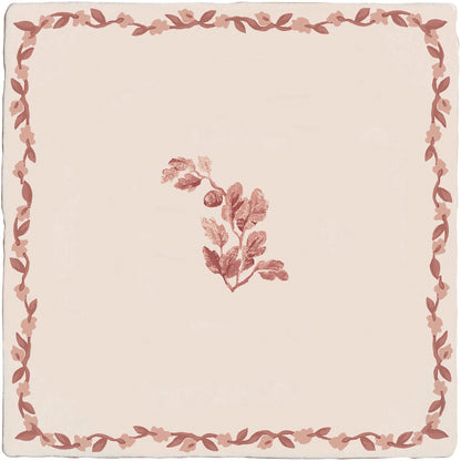 STUDIO Sanderson Aesop's Fables Madder Ceramic Wall Tile 13x13cm – thumbnail 3