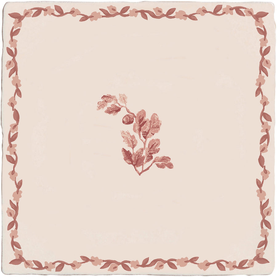Studio Sanderson Aesops Fables Madder - Acorn Sprig