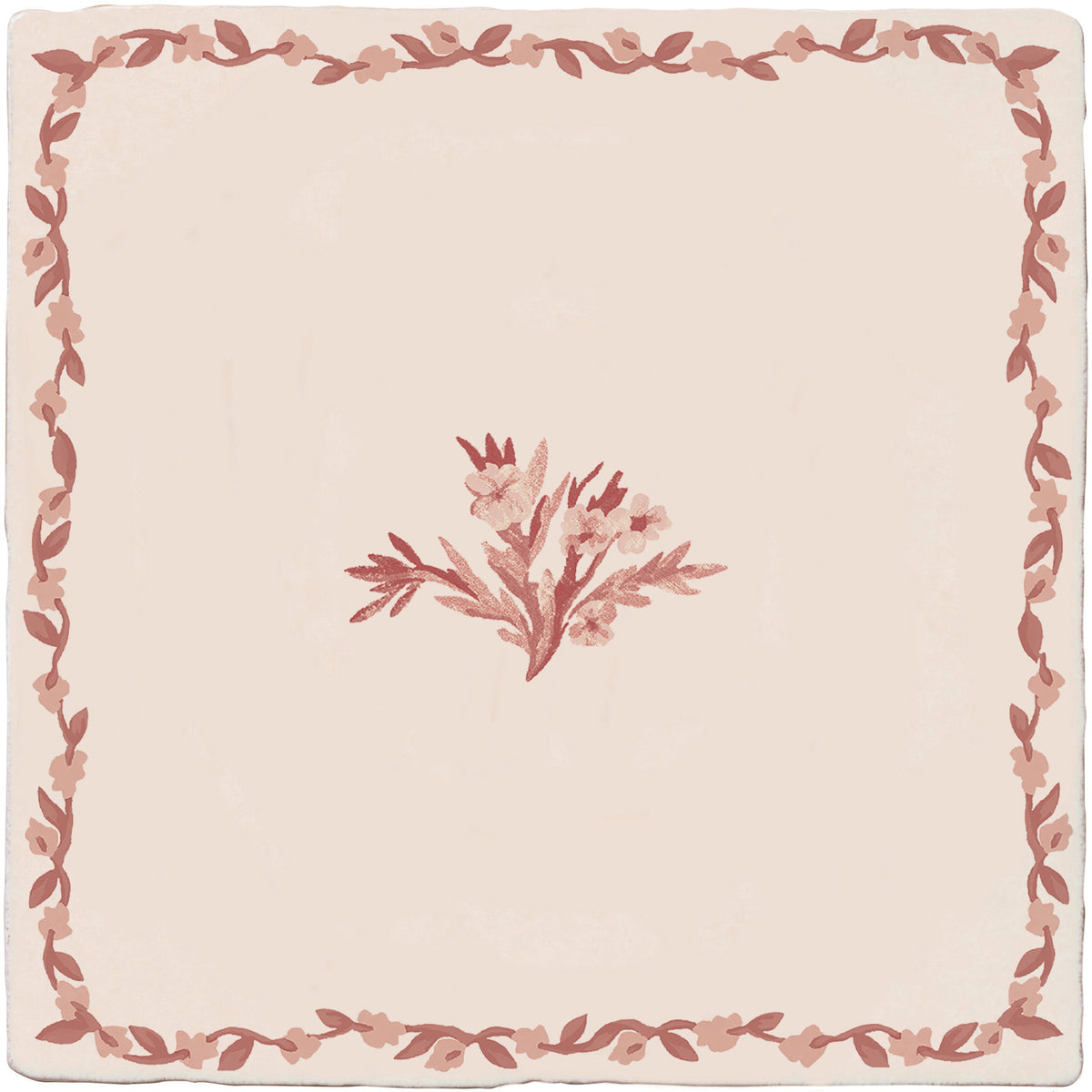 STUDIO Sanderson Aesop's Fables Madder Ceramic Wall Tile 13x13cm – detail view 4