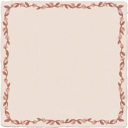 STUDIO Sanderson Aesop's Fables Madder Ceramic Wall Tile 13x13cm – thumbnail 5