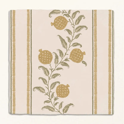 STUDIO Sanderson Anaar Ochre Border & Corner Wall Tile 13x13cm - thumbnail 2