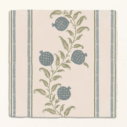 STUDIO Sanderson Anaar Pottery Blue Border & Corner Wall Tile 13x13cm - thumbnail 2