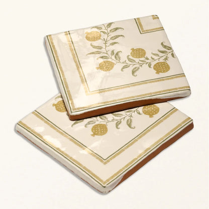 STUDIO Sanderson Anaar Ochre Border & Corner Wall Tile 13x13cm - thumbnail 5