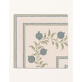 STUDIO Sanderson Anaar Pottery Blue corner piece for finishing a tiled panel
