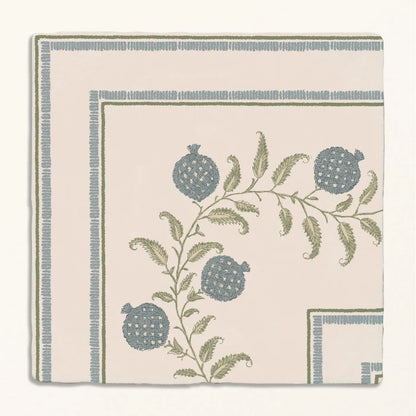 STUDIO Sanderson Anaar Pottery Blue Border & Corner Wall Tile 13x13cm - thumbnail 4