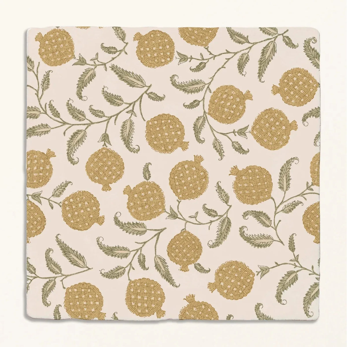 STUDIO Sanderson Anaar Ochre Ceramic Wall Tile 13x13cm
