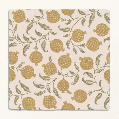 STUDIO Sanderson Anaar Ochre Ceramic Wall Tile 13x13cm