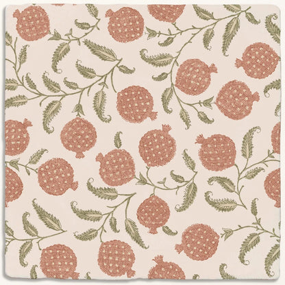STUDIO Sanderson Anaar Pink Clay Ceramic Wall Tile 13x13cm