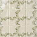 STUDIO Sanderson Oxbow Check Olive Ceramic Wall Tile 13x13cm