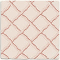STUDIO Sanderson Rye Pink Clay Ceramic Wall Tile 13x13cm