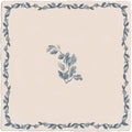 STUDIO Sanderson Aesop's Fables Acorn Sprig motif tile in Pottery Blue