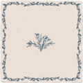 STUDIO Sanderson Aesop's Fables Bloom motif tile in Pottery Blue