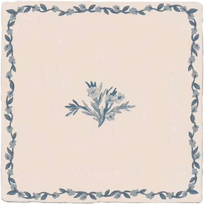 STUDIO Sanderson Aesop's Fables Pottery Blue Decor Ceramic Wall Tile 13x13cm - thumbnail 3