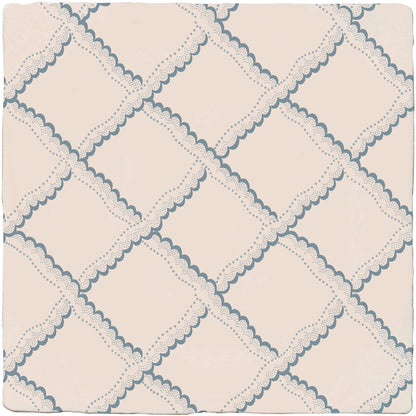 STUDIO Sanderson Rye Pottery Blue Ceramic Wall Tile 13x13cm