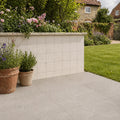 Tahoe White 20x20cm rustic porcelain tile swatch