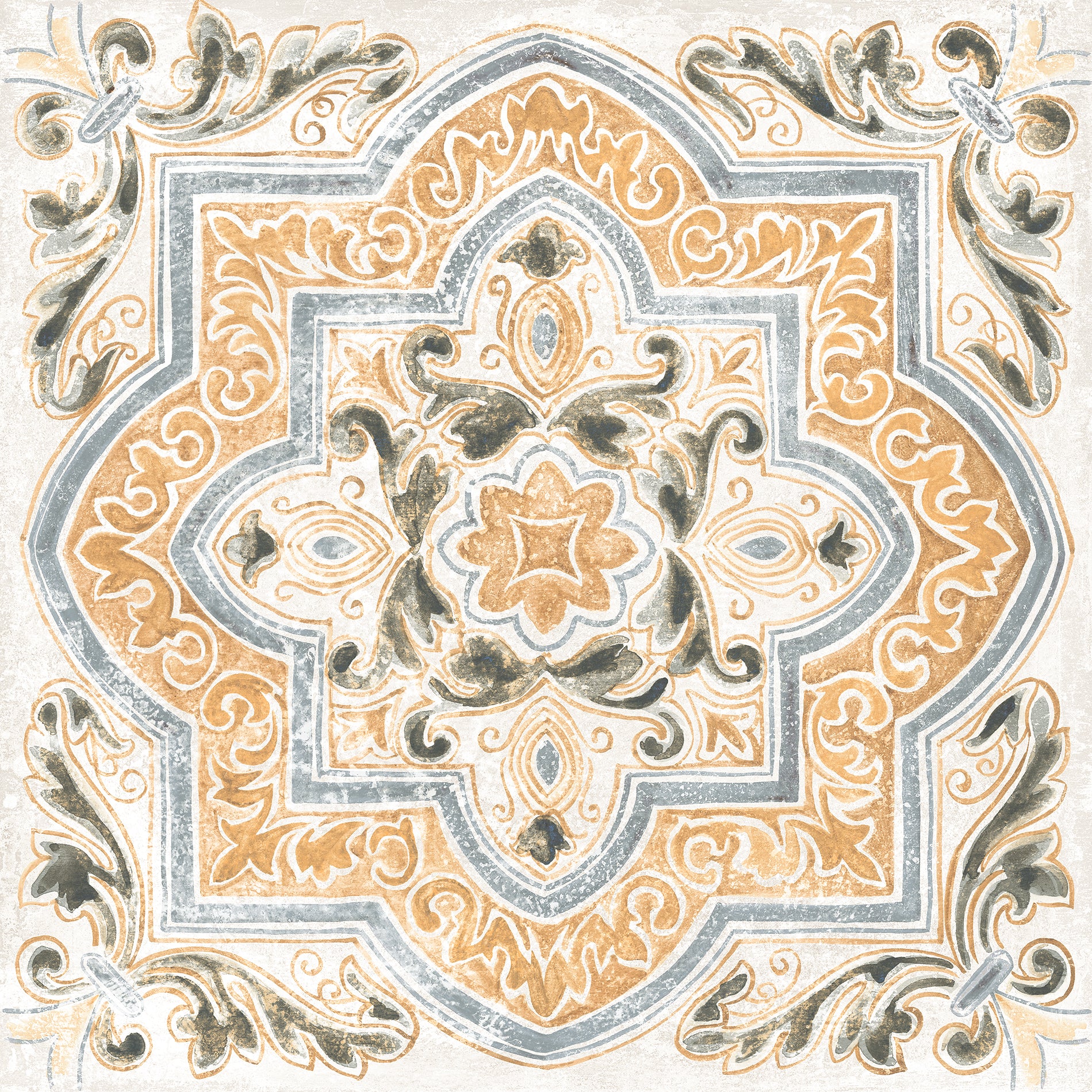 Tapestry Porcelain Paving Textured Arabic Floor Tile 61x61cm