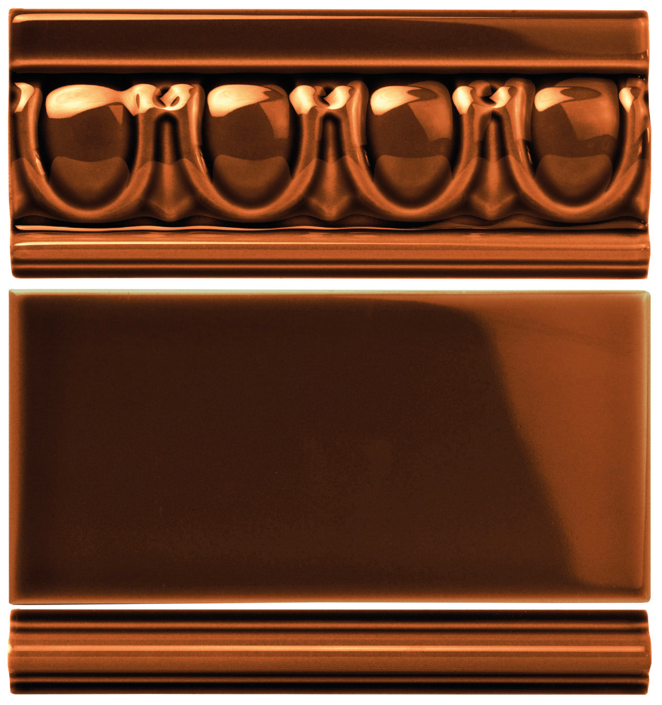 Artworks Teapot Brown Ceramic Tile