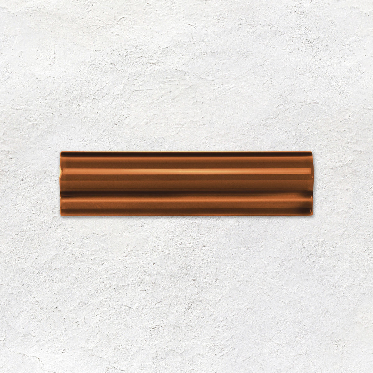Teapot Brown Albert Moulding Ceramic Wall Tile 152x40mm - Gloss