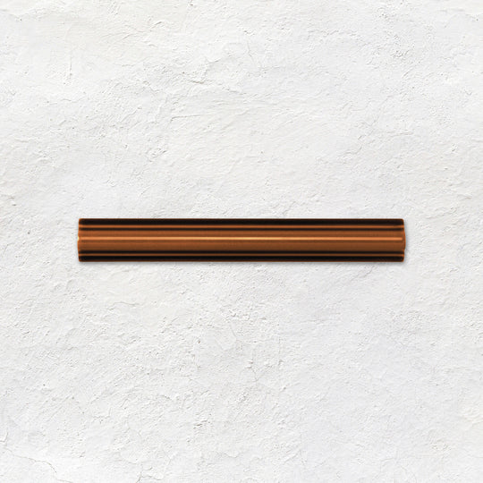Teapot Brown Astragal Moulding Ceramic Wall Tile 152x21mm