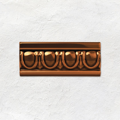 Teapot Brown Egg & Dart Moulding