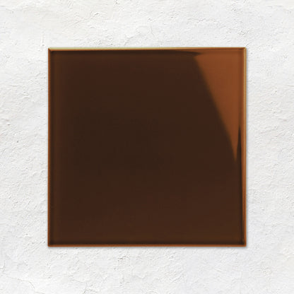 Teapot Brown Field Tile 152x152mm