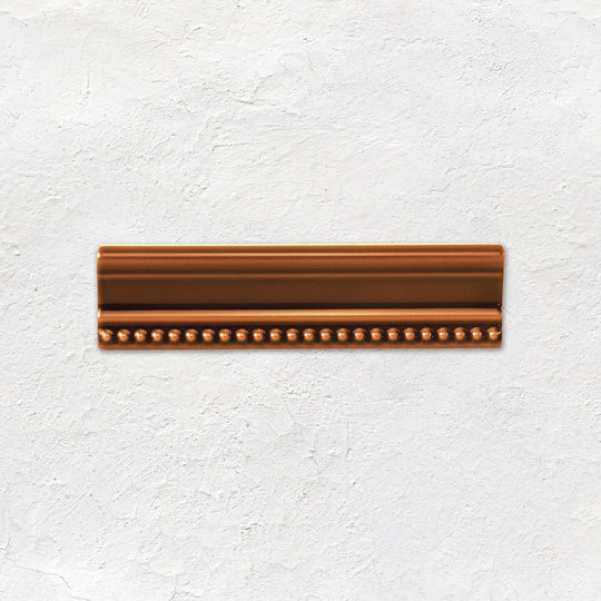 Teapot Brown Hogarth Moulding Ceramic Wall Tile 152x38mm