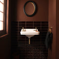 Teapot Brown Large Brick Ceramic Wall Tile 228x75mm