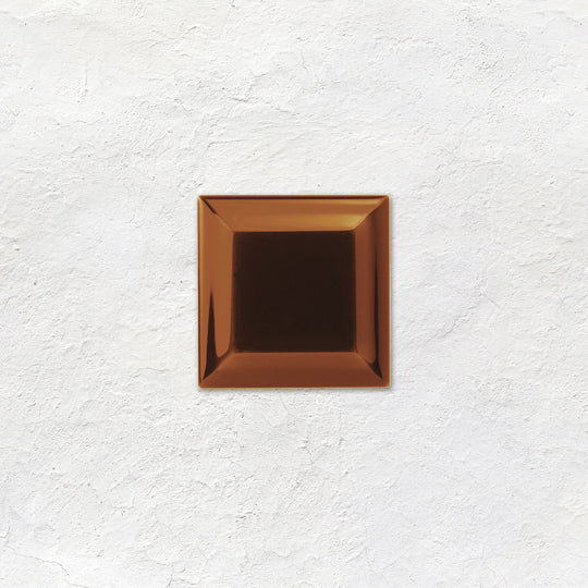 Teapot Brown Metro Bevelled Tile 75 x 75mm