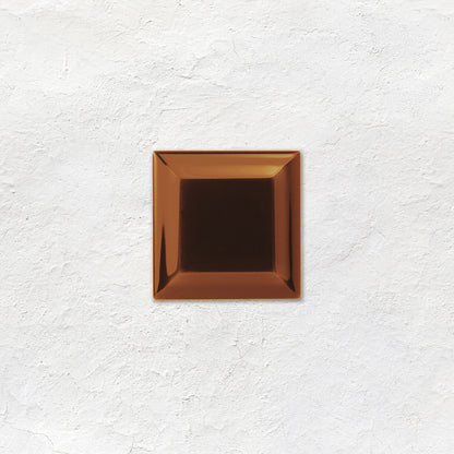 Teapot Brown Metro Bevelled Tile 75 x 75mm