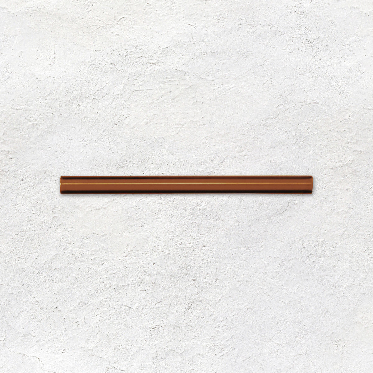 Teapot Brown Omega Moulding Ceramic Wall Tile 152x12mm - Gloss