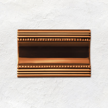 Teapot Brown Plain Cornice