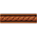 Teapot Brown Rope Moulding Ceramic Wall Tile 152x40mm