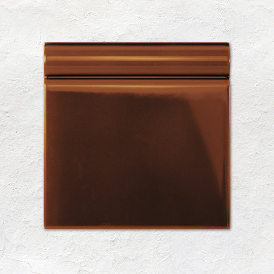 Teapot Brown Skirting Tile 152x152mm