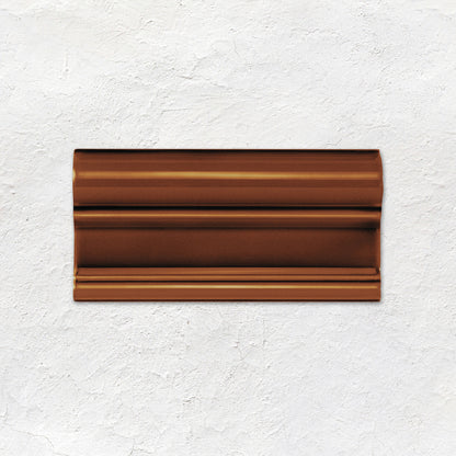 Teapot Brown Victoria Moulding Ceramic Wall Tile 152x75mm