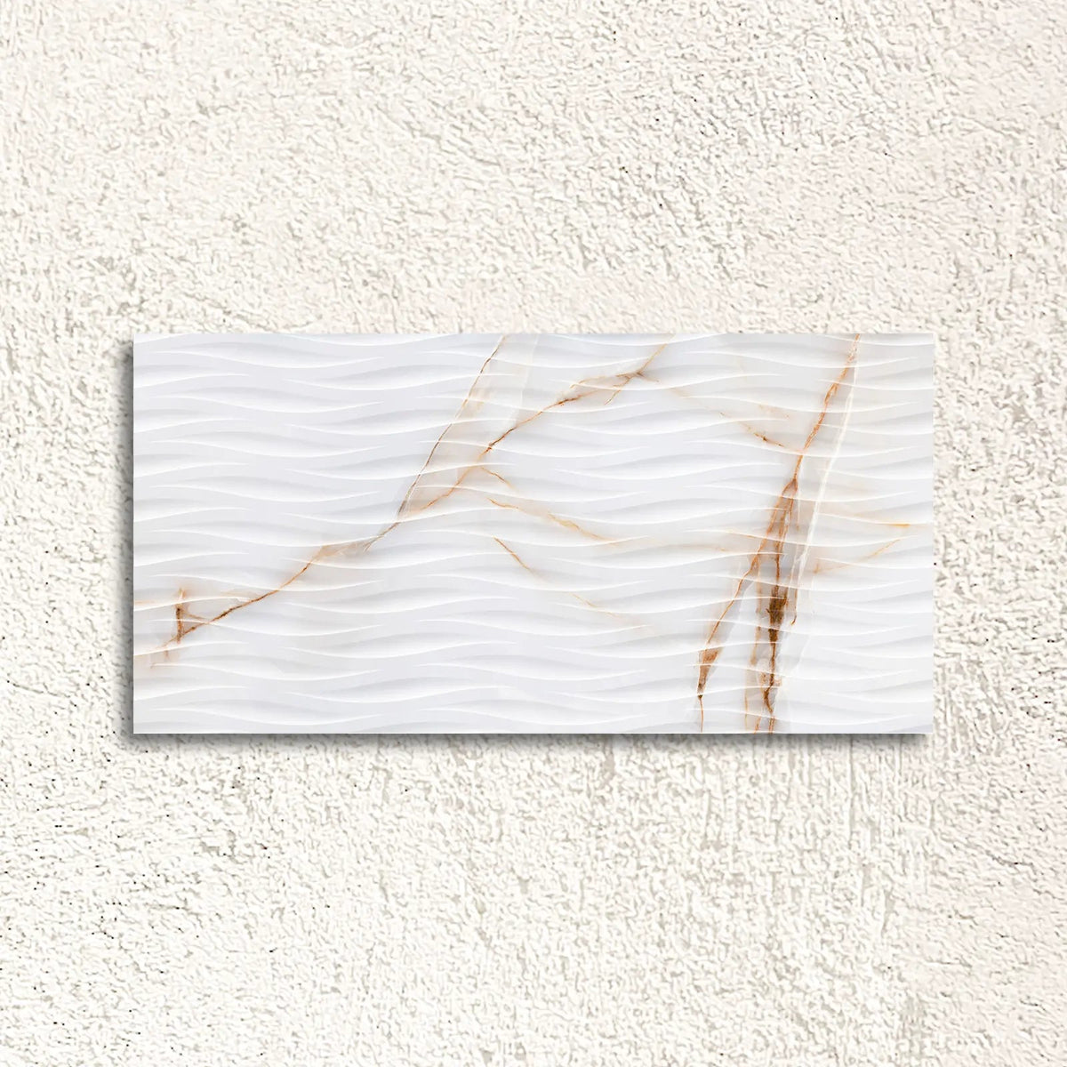 Topaz Gold Decor 45 x 90cm glazed porcelain marble effect feature tile face
