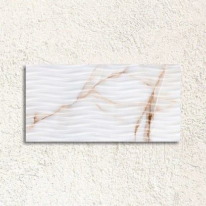 Topaz Gold Decor 45 x 90cm glazed porcelain marble effect feature tile face