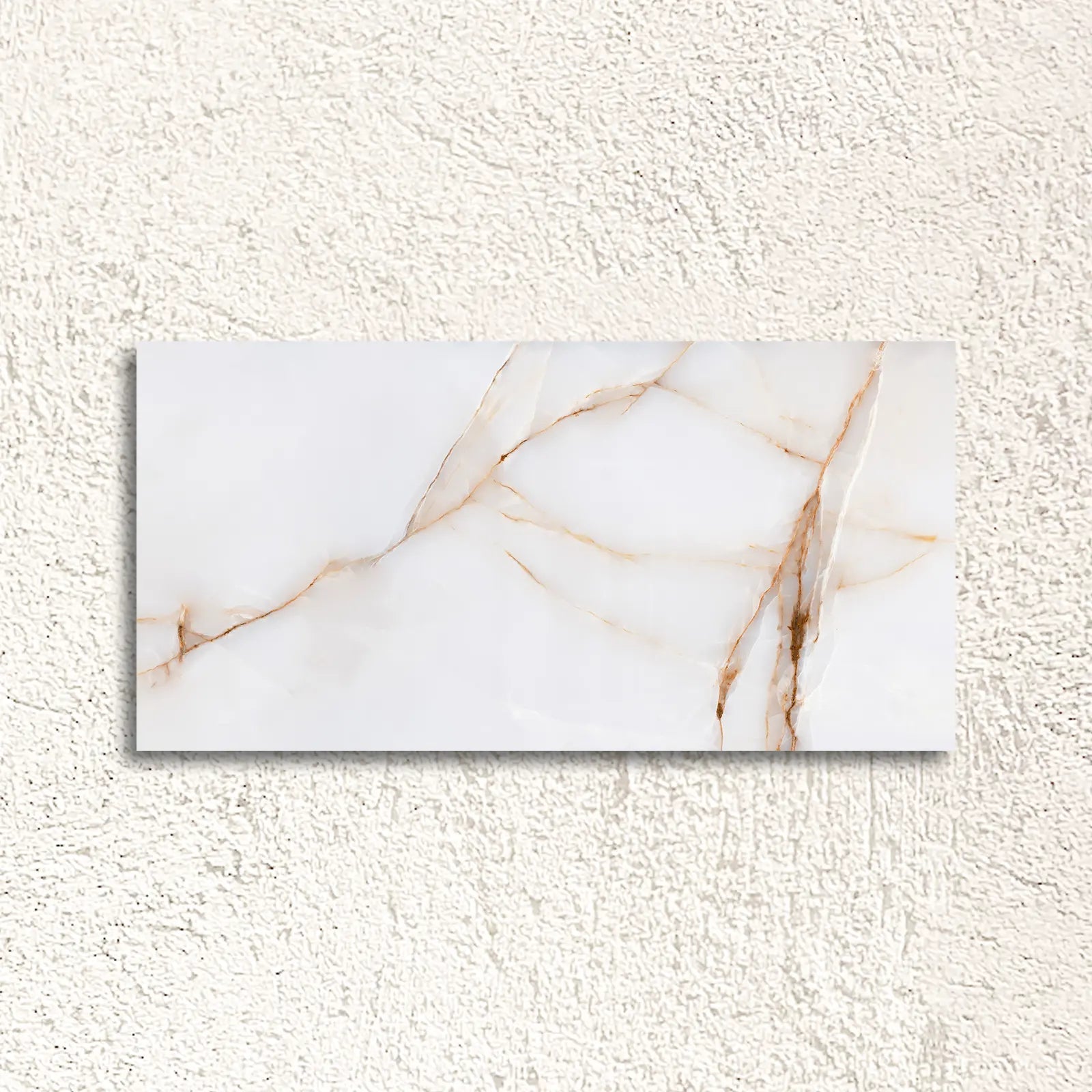Topaz Gold 45 x 90cm glazed porcelain marble effect tile face