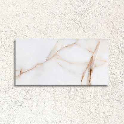 Topaz Gold 45 x 90cm glazed porcelain marble effect tile face