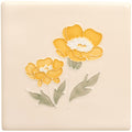 Tubelined Floral Collection Buttercup - Hyperion Tiles